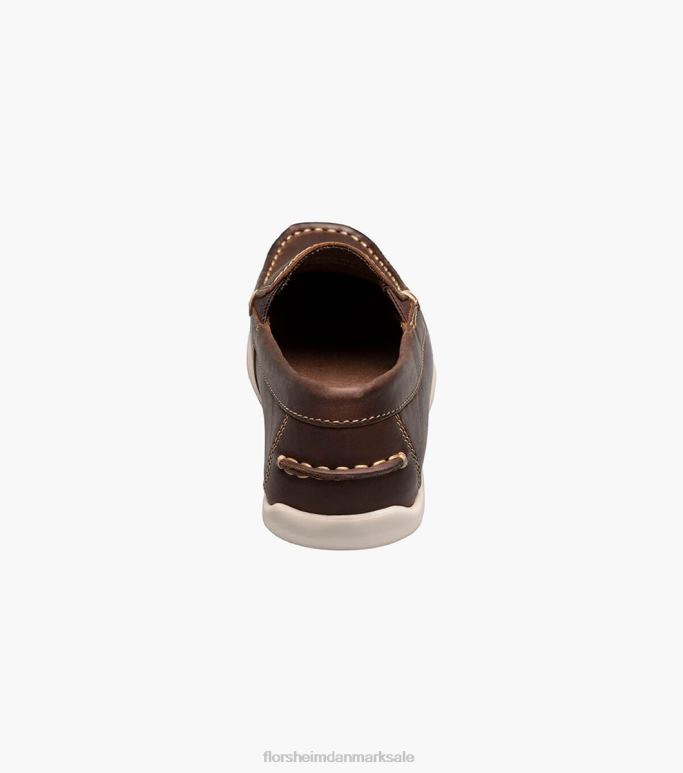 Florsheim børn jasper jr moc toe venetiansk loafer NF0RV430 fodtøj brun lm