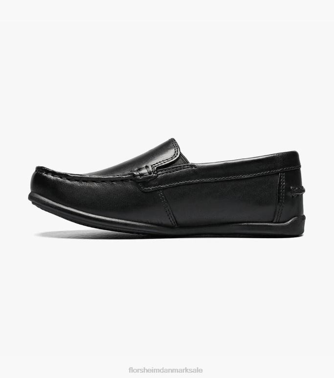 Florsheim børn jasper jr moc toe venetiansk loafer NF0RV431 fodtøj sort