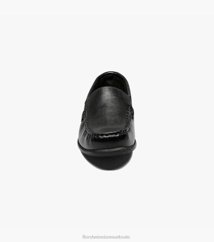 Florsheim børn jasper jr moc toe venetiansk loafer NF0RV431 fodtøj sort