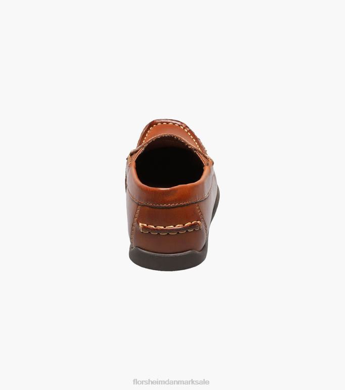 Florsheim børn jasper jr moc toe venetiansk loafer NF0RV432 fodtøj sadelbrun