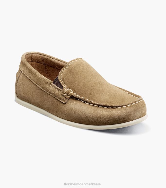Florsheim børn jasper jr moc toe venetiansk loafer NF0RV433 fodtøj kaki