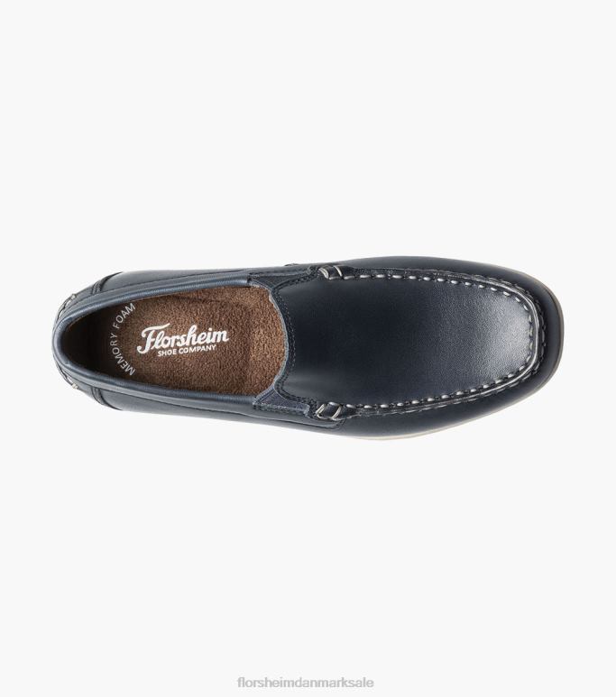 Florsheim børn jasper jr moc toe venetiansk loafer NF0RV434 fodtøj flåde