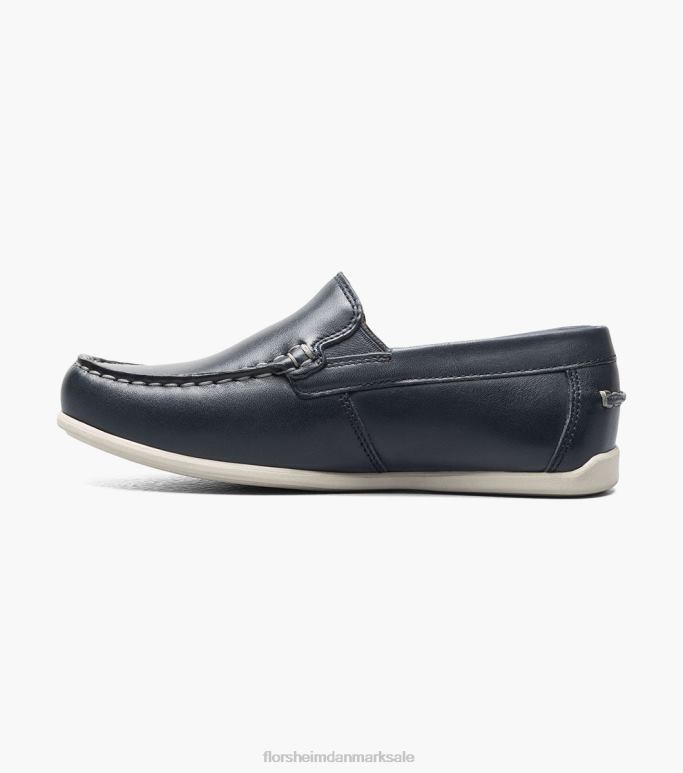 Florsheim børn jasper jr moc toe venetiansk loafer NF0RV434 fodtøj flåde