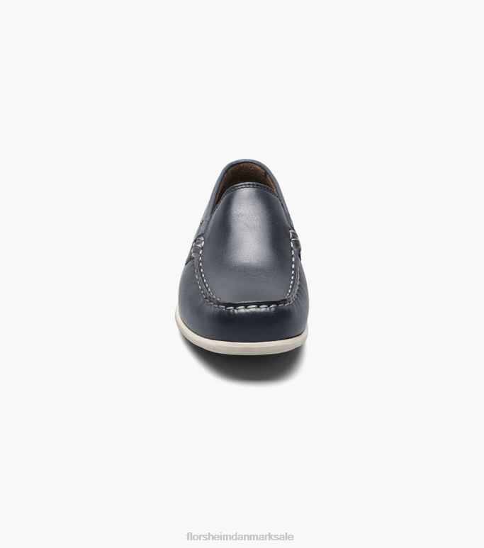 Florsheim børn jasper jr moc toe venetiansk loafer NF0RV434 fodtøj flåde