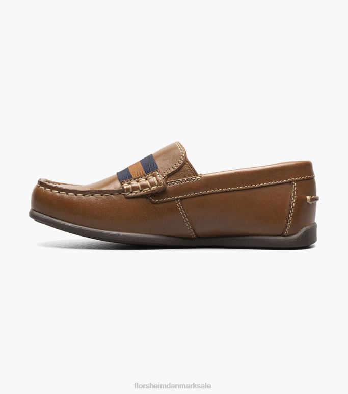 Florsheim børn jasper jr moc tårem loafer NF0RV427 fodtøj sadelbrun
