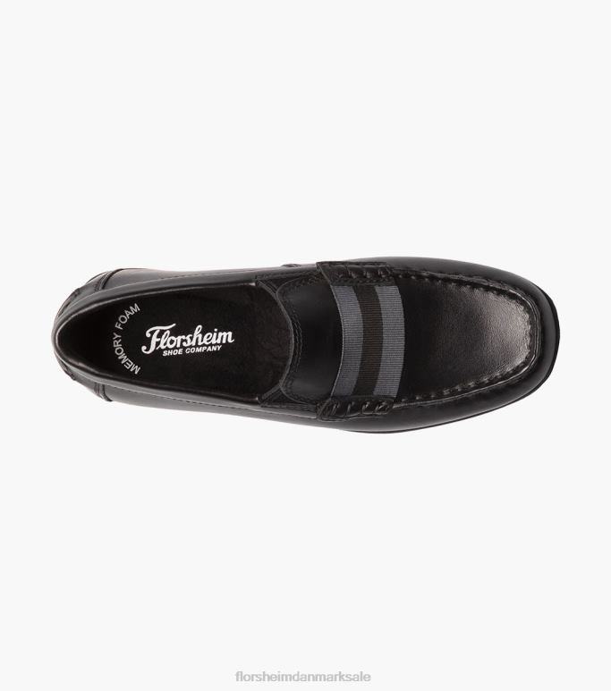Florsheim børn jasper jr moc tårem loafer NF0RV428 fodtøj sort
