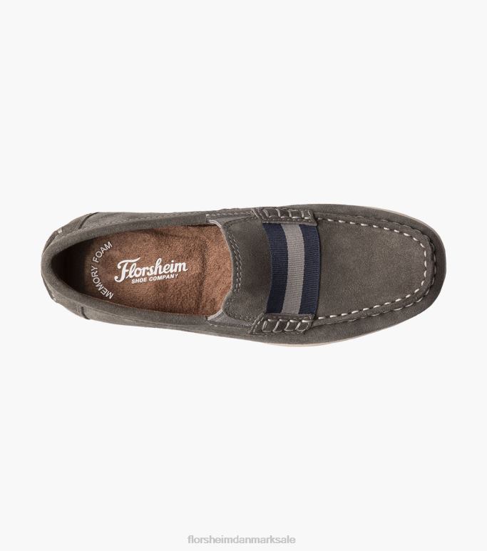 Florsheim børn jasper jr moc tårem loafer NF0RV429 fodtøj grå ruskind
