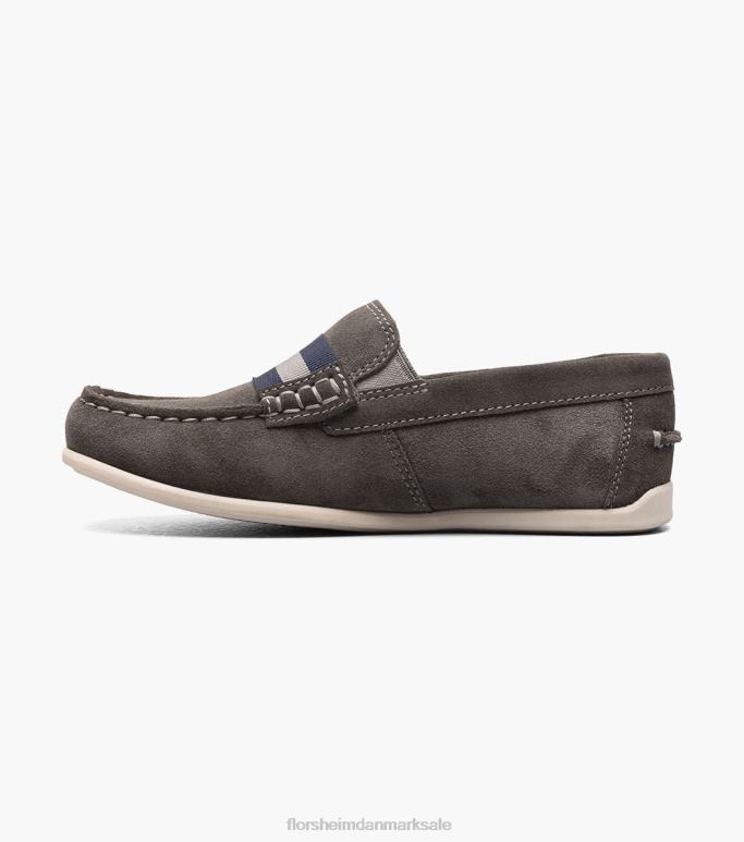 Florsheim børn jasper jr moc tårem loafer NF0RV429 fodtøj grå ruskind