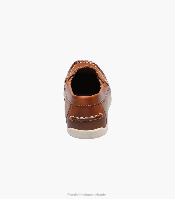 Florsheim børn jasper perf jr moc toe venetiansk loafer NF0RV467 fodtøj sadelbrun