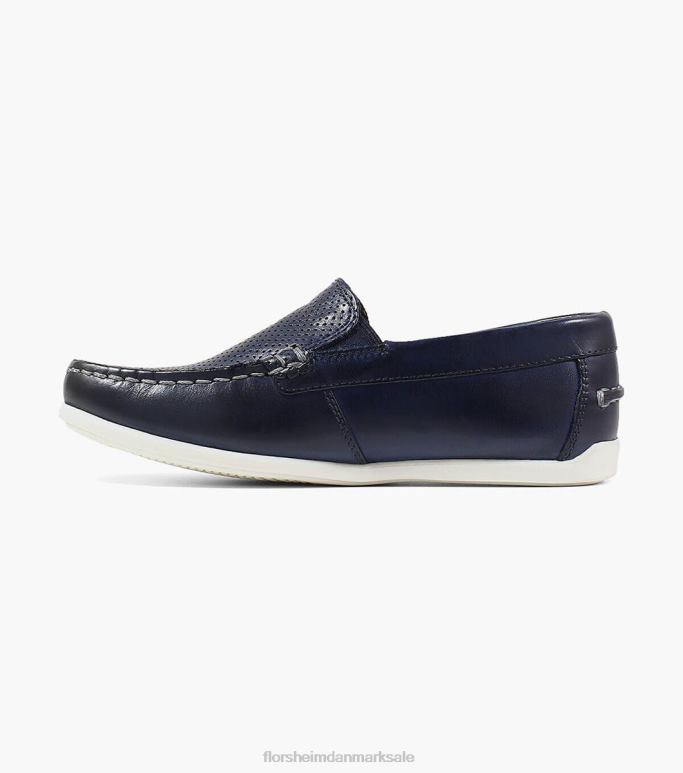 Florsheim børn jasper perf jr moc toe venetiansk loafer NF0RV468 fodtøj flåde