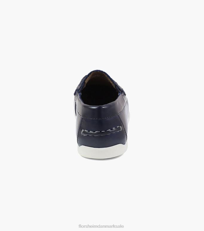Florsheim børn jasper perf jr moc toe venetiansk loafer NF0RV468 fodtøj flåde