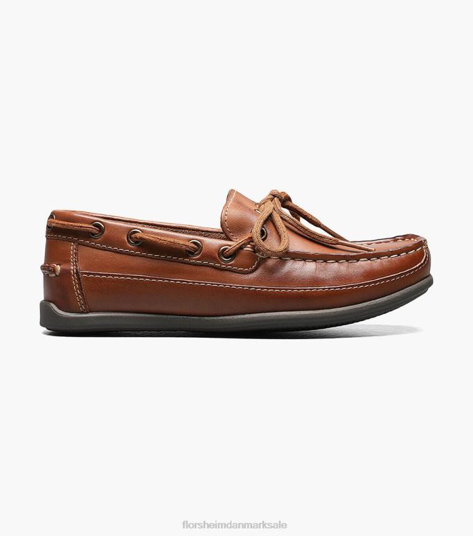 Florsheim børn jasper slips jr moc toe slip on loafer NF0RV466 fodtøj sadelbrun