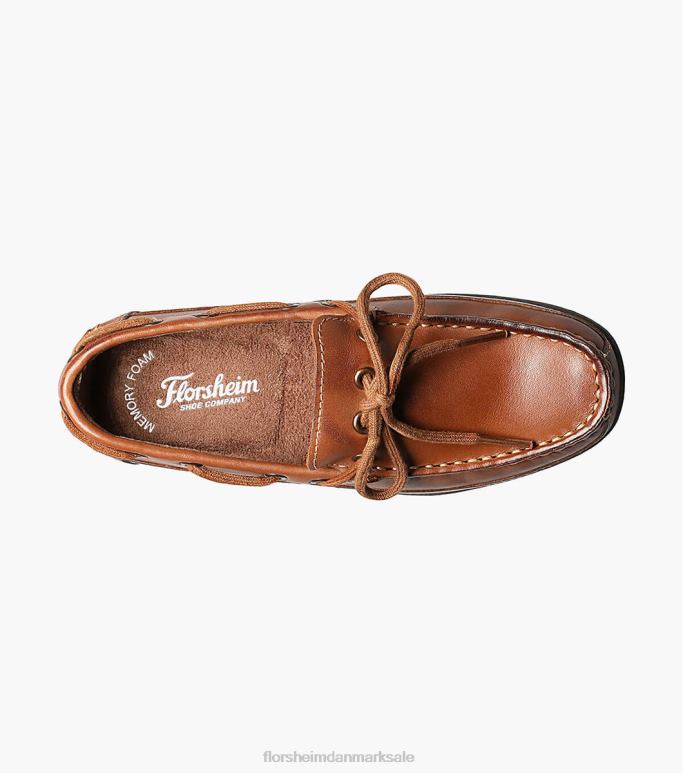 Florsheim børn jasper slips jr moc toe slip on loafer NF0RV466 fodtøj sadelbrun