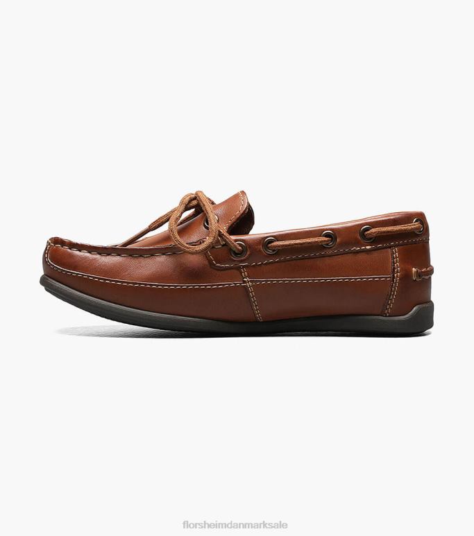 Florsheim børn jasper slips jr moc toe slip on loafer NF0RV466 fodtøj sadelbrun
