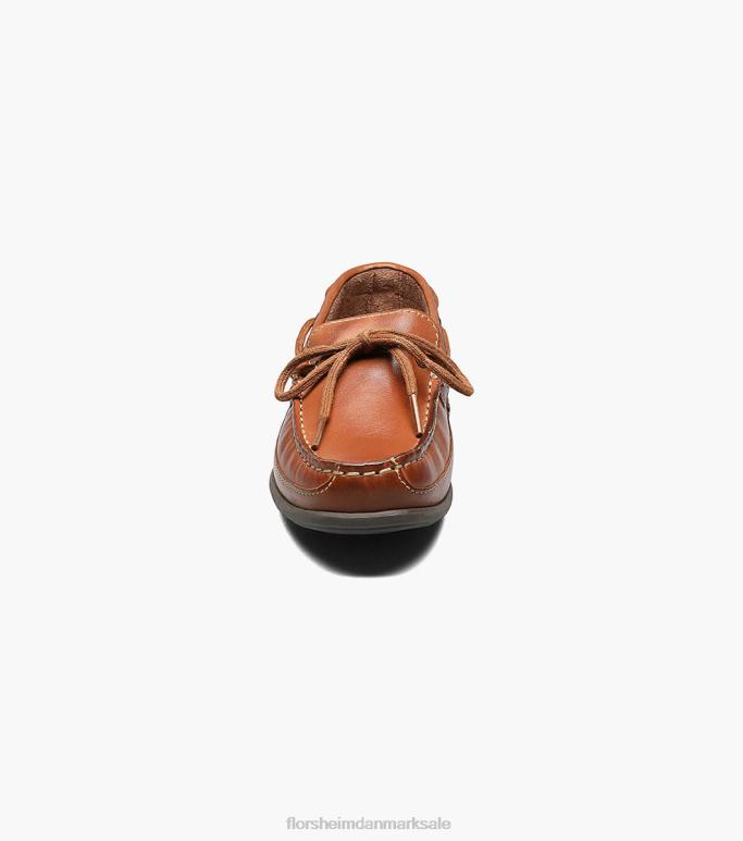 Florsheim børn jasper slips jr moc toe slip on loafer NF0RV466 fodtøj sadelbrun