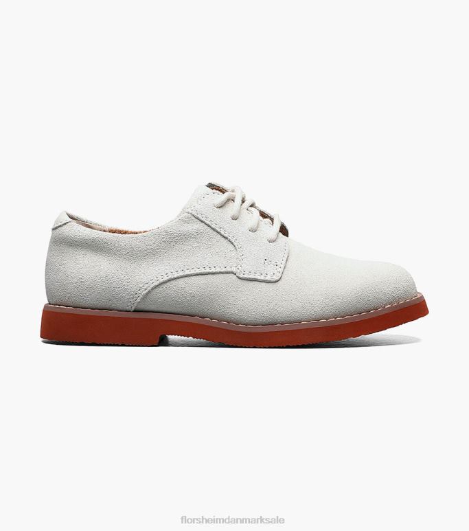 Florsheim børn kearny jr almindelig tå oxford NF0RV461 fodtøj hvid