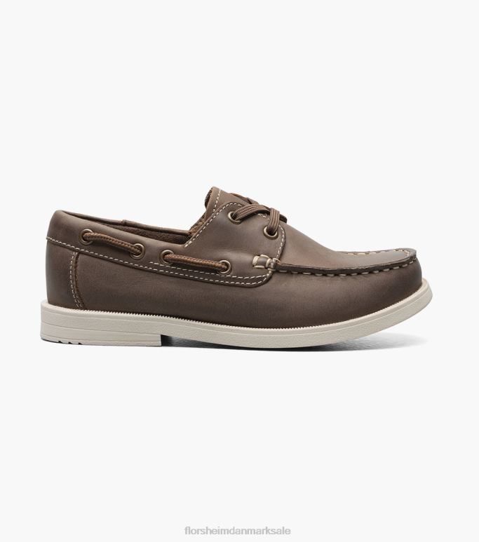 Florsheim børn kroket jr moc toe bådsko NF0RV422 fodtøj brun lm
