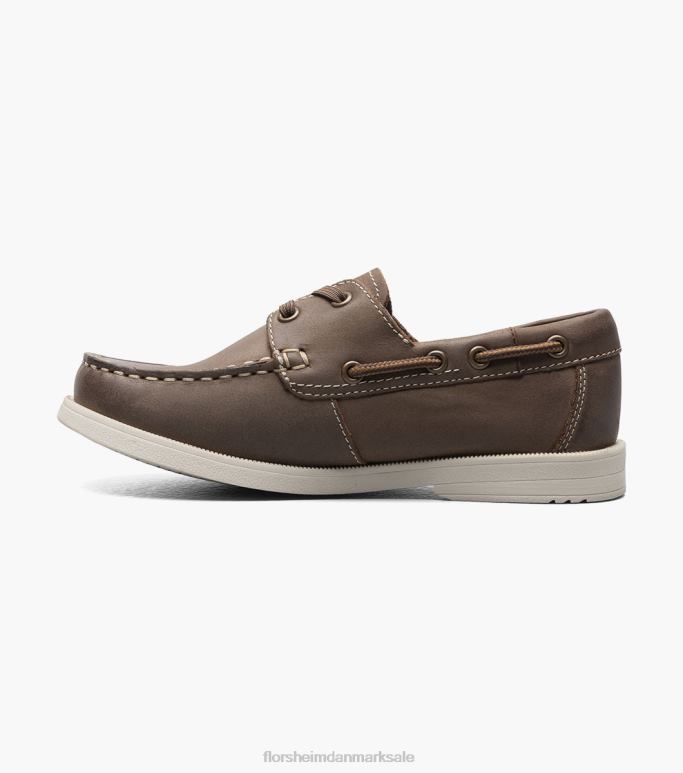 Florsheim børn kroket jr moc toe bådsko NF0RV422 fodtøj brun lm