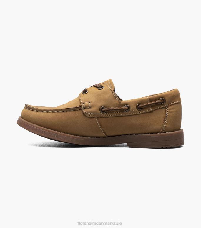 Florsheim børn kroket jr moc toe bådsko NF0RV424 fodtøj tan