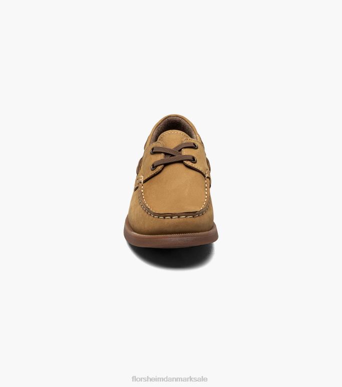 Florsheim børn kroket jr moc toe bådsko NF0RV424 fodtøj tan