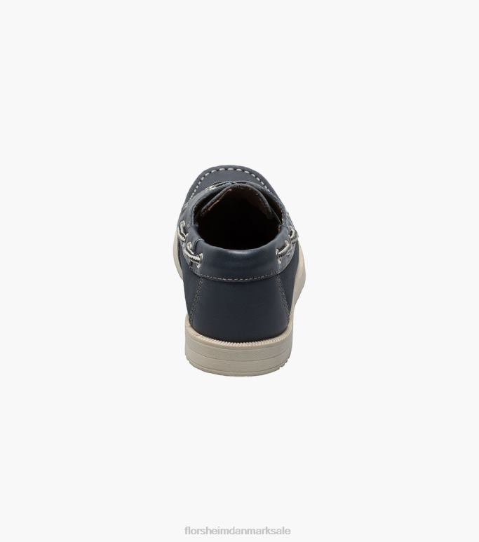 Florsheim børn kroket jr moc toe bådsko NF0RV425 fodtøj marineblå nubuck
