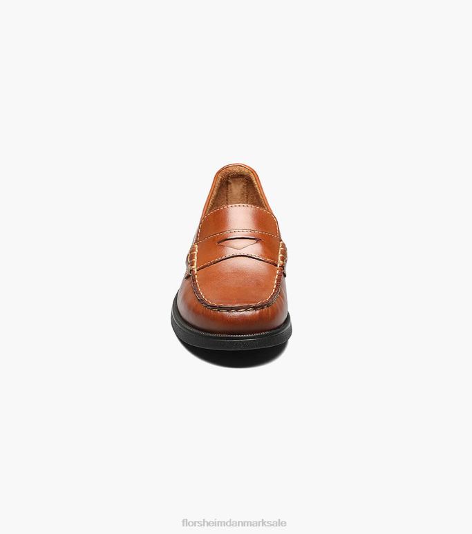 Florsheim børn kroket jr moc toe penny loafer NF0RV494 fodtøj sadelbrun
