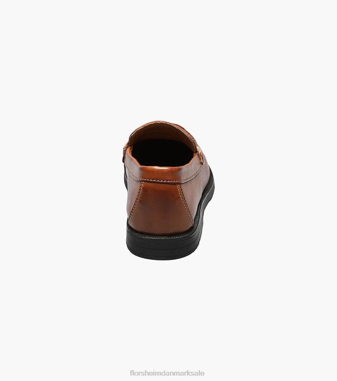 Florsheim børn kroket jr moc toe penny loafer NF0RV494 fodtøj sadelbrun
