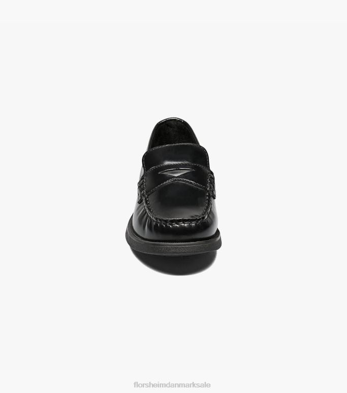 Florsheim børn kroket jr moc toe penny loafer NF0RV495 fodtøj sort