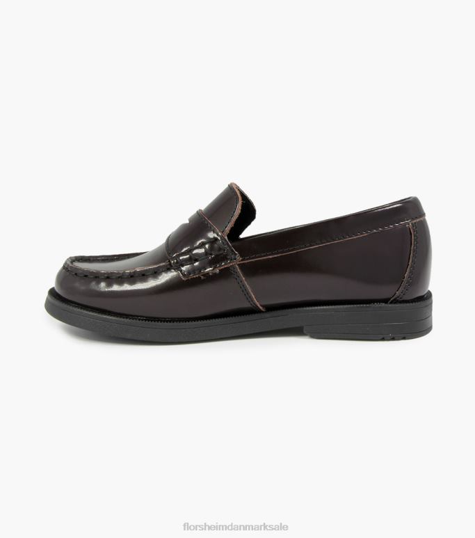 Florsheim børn kroket jr moc toe penny loafer NF0RV496 fodtøj bordeaux