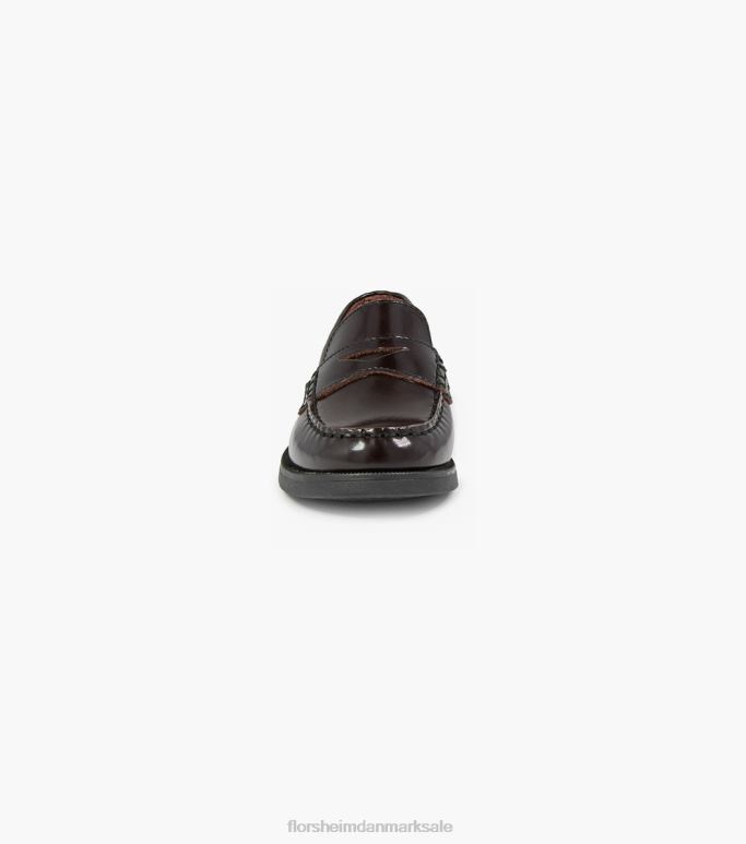 Florsheim børn kroket jr moc toe penny loafer NF0RV496 fodtøj bordeaux
