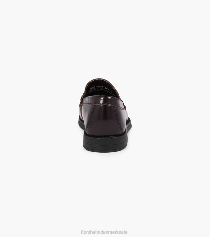 Florsheim børn kroket jr moc toe penny loafer NF0RV496 fodtøj bordeaux