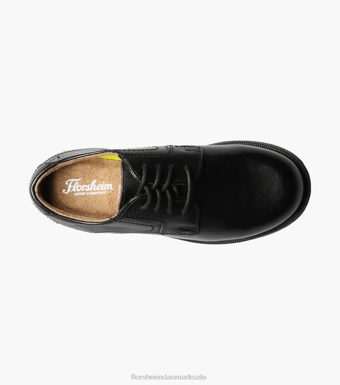 Florsheim børn midtbyen jr almindelig tå oxford NF0RV505 fodtøj sort
