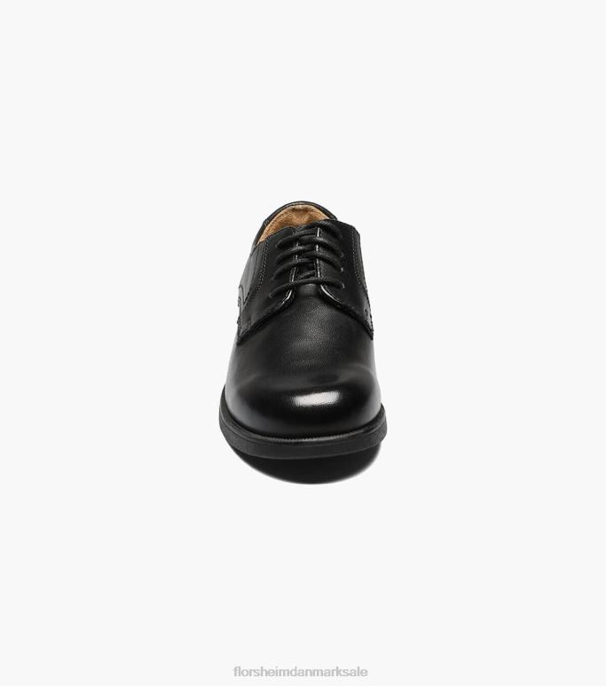 Florsheim børn midtbyen jr almindelig tå oxford NF0RV505 fodtøj sort