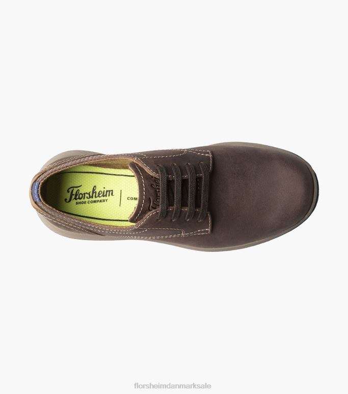 Florsheim børn store søer jr almindelig tå oxford NF0RV502 fodtøj brun lm