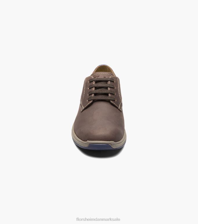 Florsheim børn store søer jr almindelig tå oxford NF0RV502 fodtøj brun lm