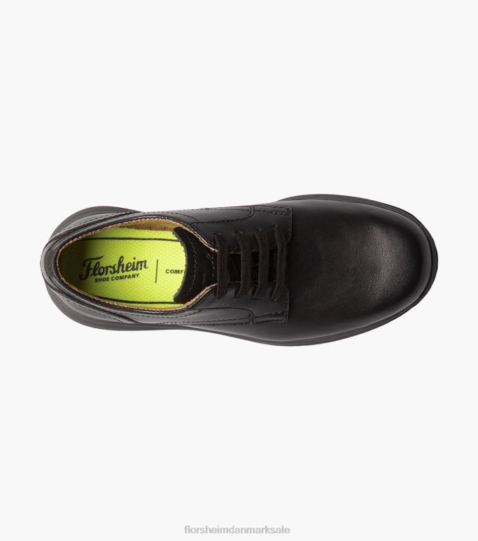 Florsheim børn store søer jr almindelig tå oxford NF0RV503 fodtøj sort