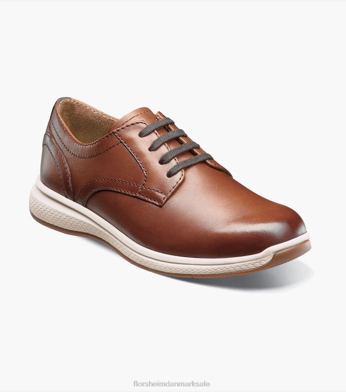 Florsheim børn store søer jr almindelig tå oxford NF0RV504 fodtøj cognac
