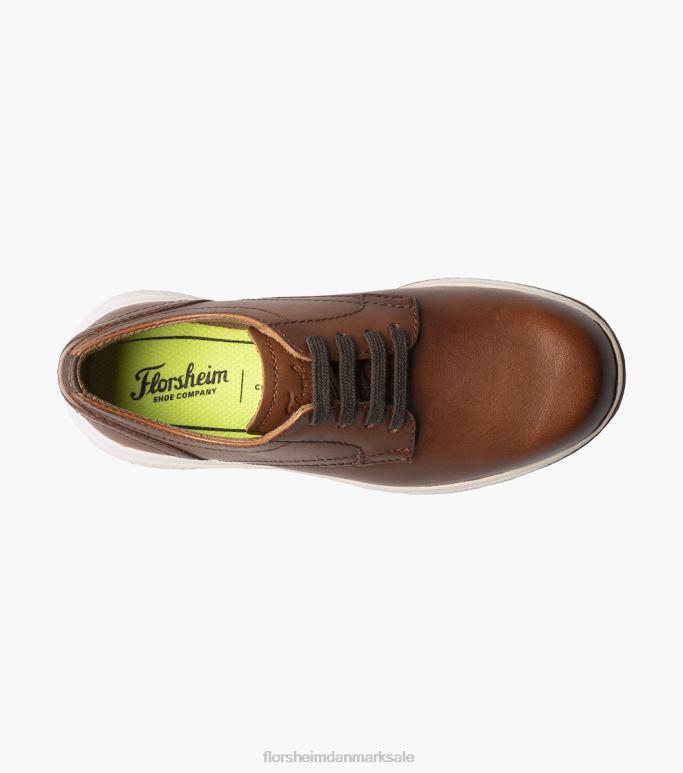 Florsheim børn store søer jr almindelig tå oxford NF0RV504 fodtøj cognac