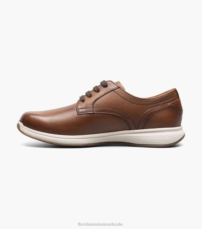 Florsheim børn store søer jr almindelig tå oxford NF0RV504 fodtøj cognac
