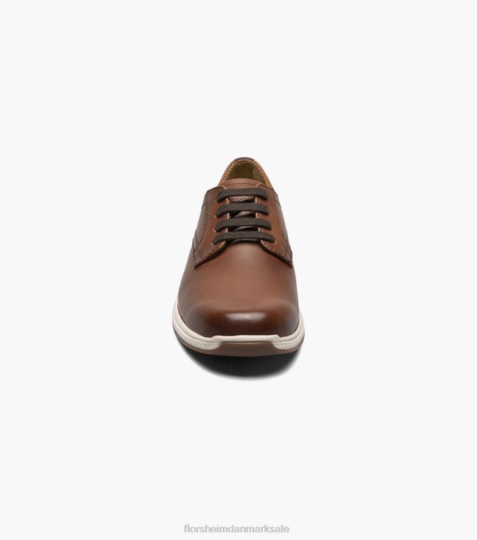 Florsheim børn store søer jr almindelig tå oxford NF0RV504 fodtøj cognac