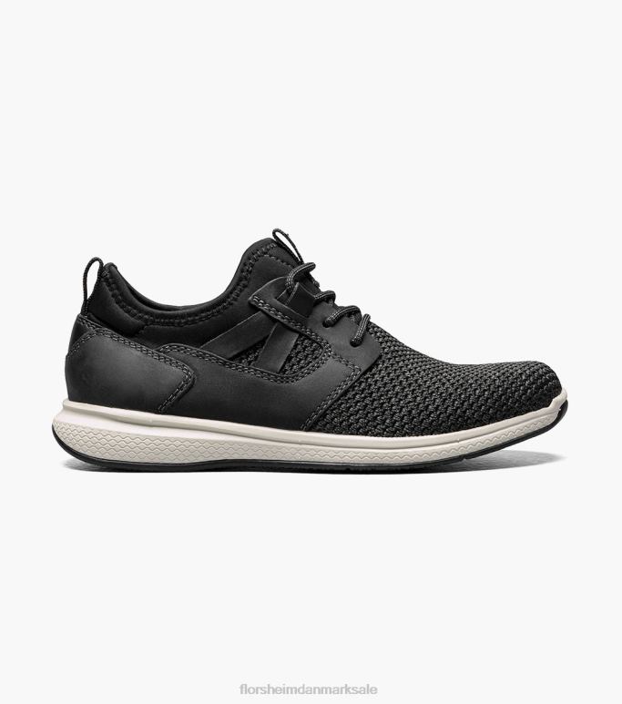 Florsheim børn store søer jr strik sneaker med almindelig tå NF0RV439 fodtøj sort