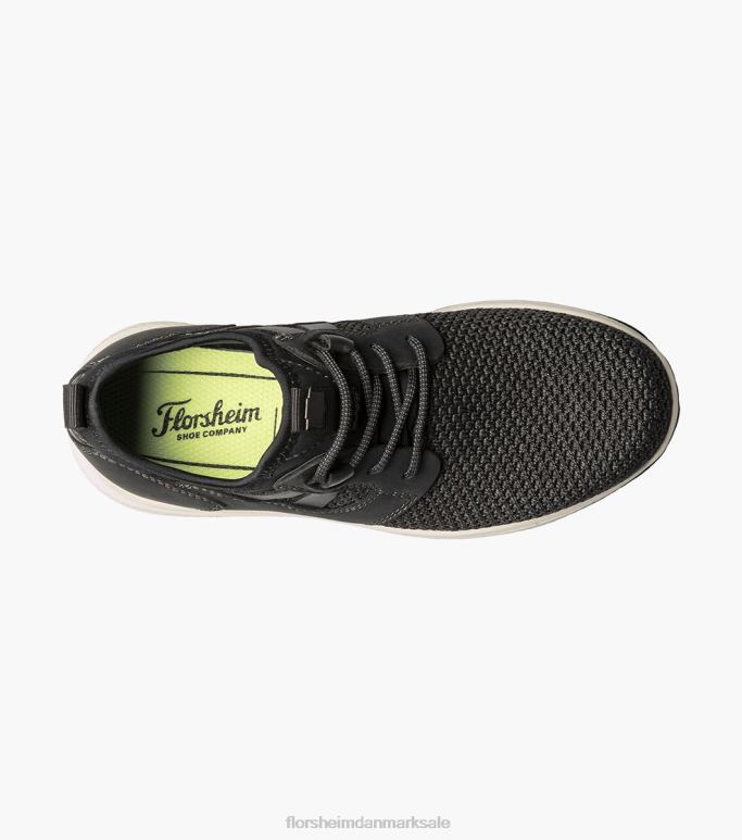 Florsheim børn store søer jr strik sneaker med almindelig tå NF0RV439 fodtøj sort