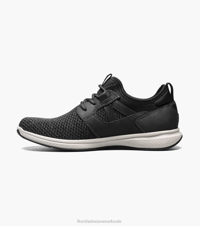 Florsheim børn store søer jr strik sneaker med almindelig tå NF0RV439 fodtøj sort
