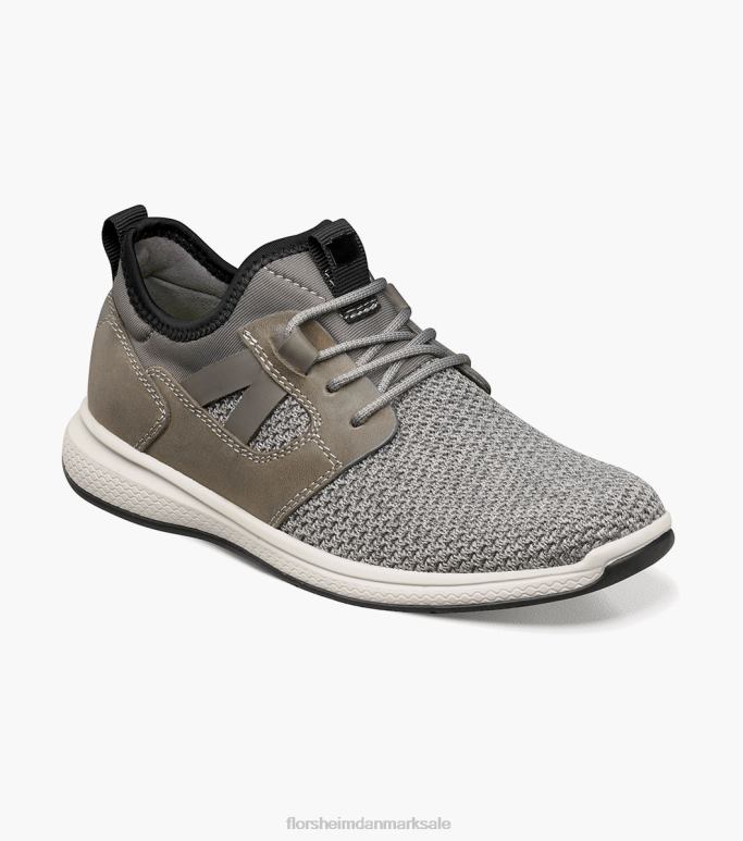 Florsheim børn store søer jr strik sneaker med almindelig tå NF0RV441 fodtøj grå
