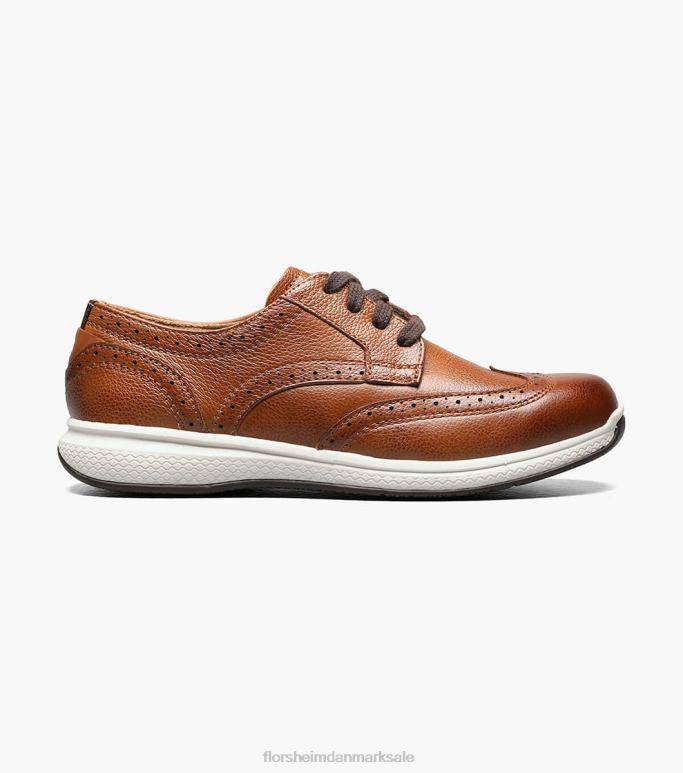Florsheim børn store søer jr vingespids oxford NF0RV442 fodtøj cognac