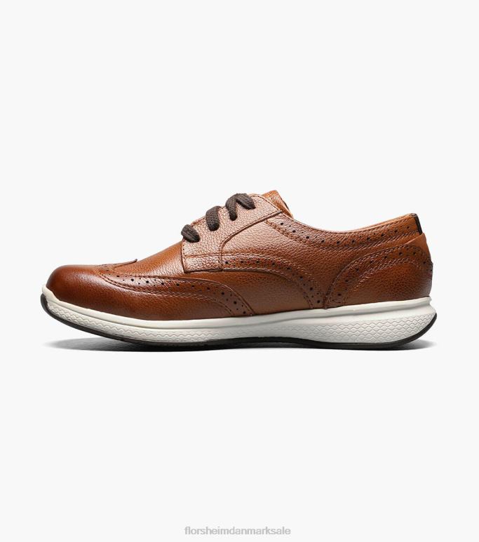 Florsheim børn store søer jr vingespids oxford NF0RV442 fodtøj cognac