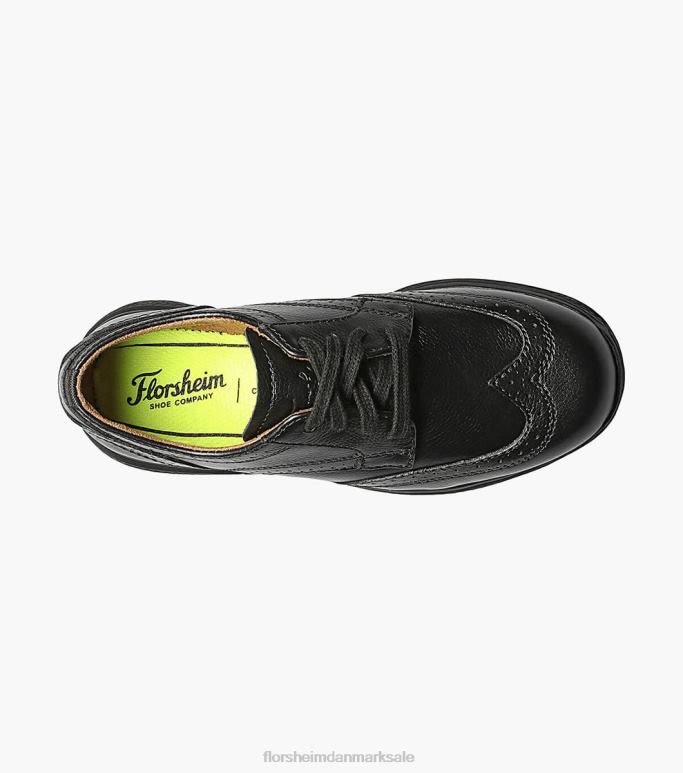 Florsheim børn store søer jr vingespids oxford NF0RV443 fodtøj sort