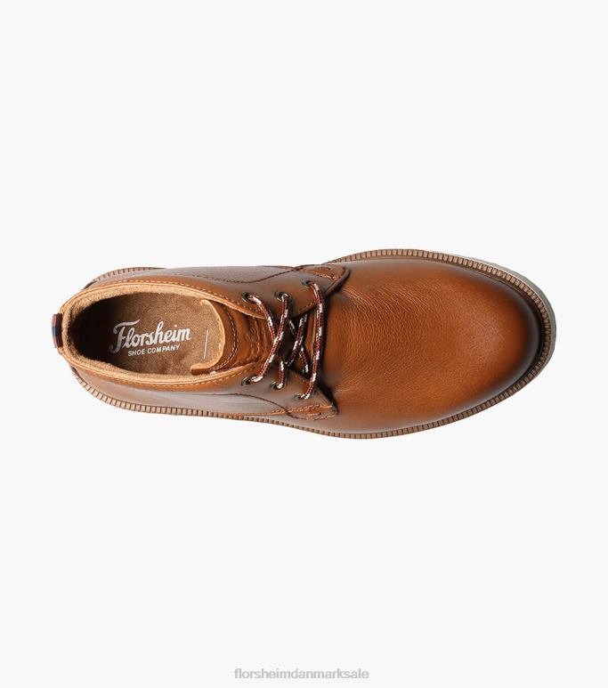 Florsheim børn supacush jr almindelig tå chukka støvle NF0RV449 fodtøj cognac