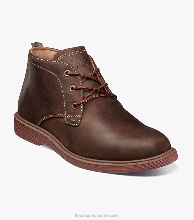 Florsheim børn supacush jr almindelig tå chukka støvle NF0RV450 fodtøj brun lm