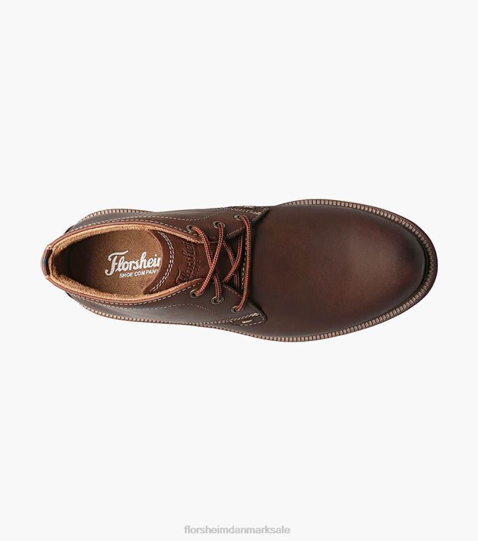 Florsheim børn supacush jr almindelig tå chukka støvle NF0RV450 fodtøj brun lm